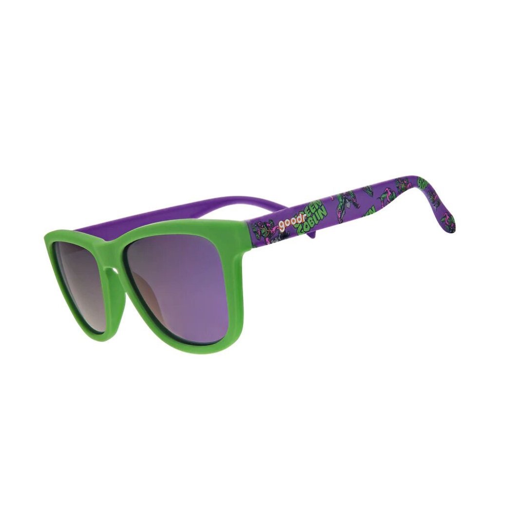 goodr OG Polarized Sunglasses MARVEL VILLAINS - Green Goblin Goggles
