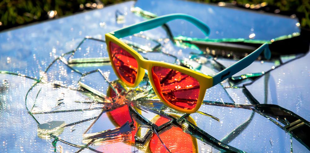 goodr Polarized Sunglasses The OGs - Pineapple Pain Killers