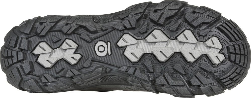 Oboz Women's Sawtooth X Low Waterproof Hiking Shoes - Hazy Gray