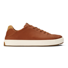 Olukai Men's Lae'ahi Li 'Ili Leather Sneaker - Kukui Brown