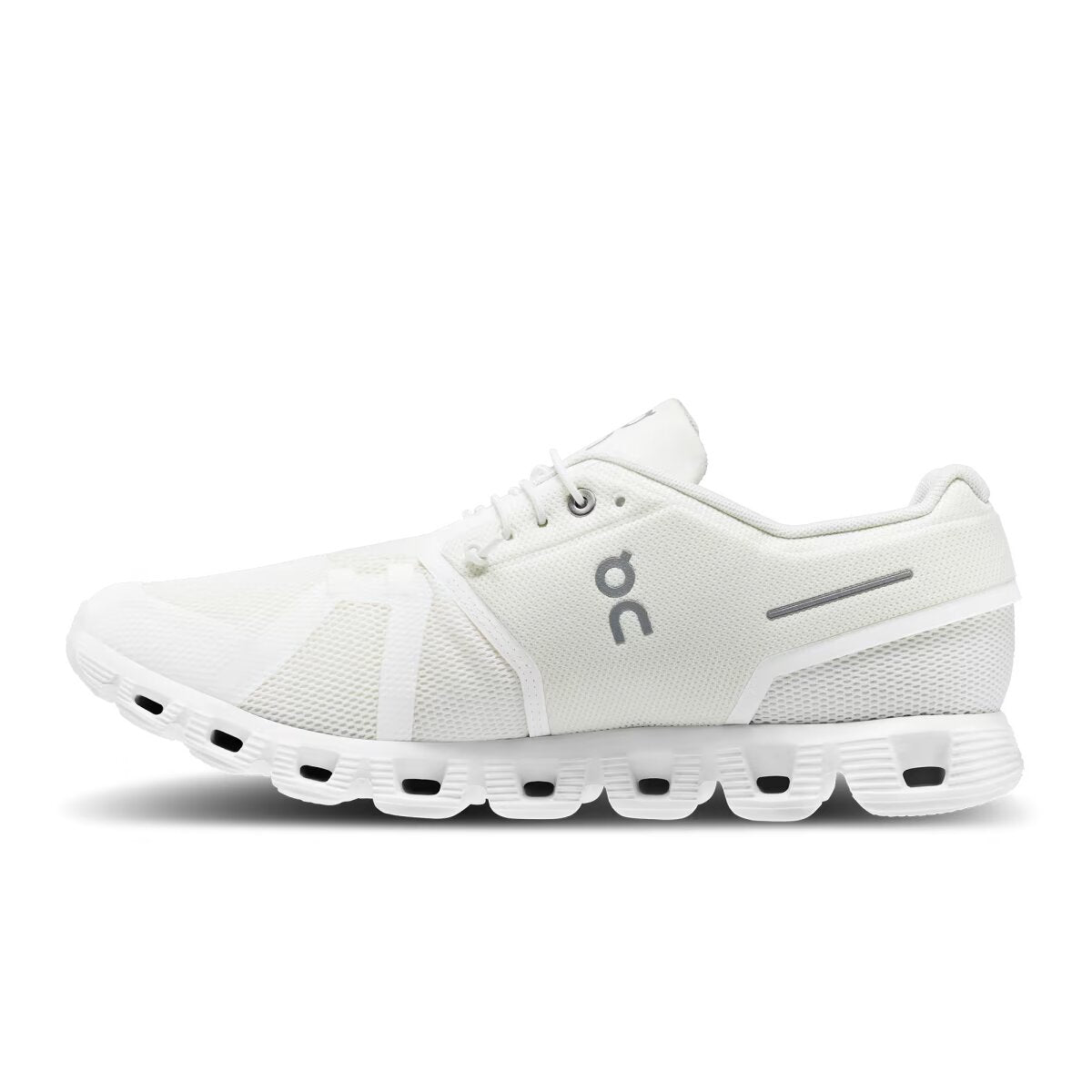 On Men's Cloud 5 Sneaker - Undyed-White/White