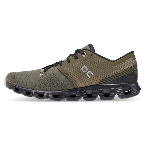 On Men's Cloud X 3 Training Shoes - Olive/Reseda