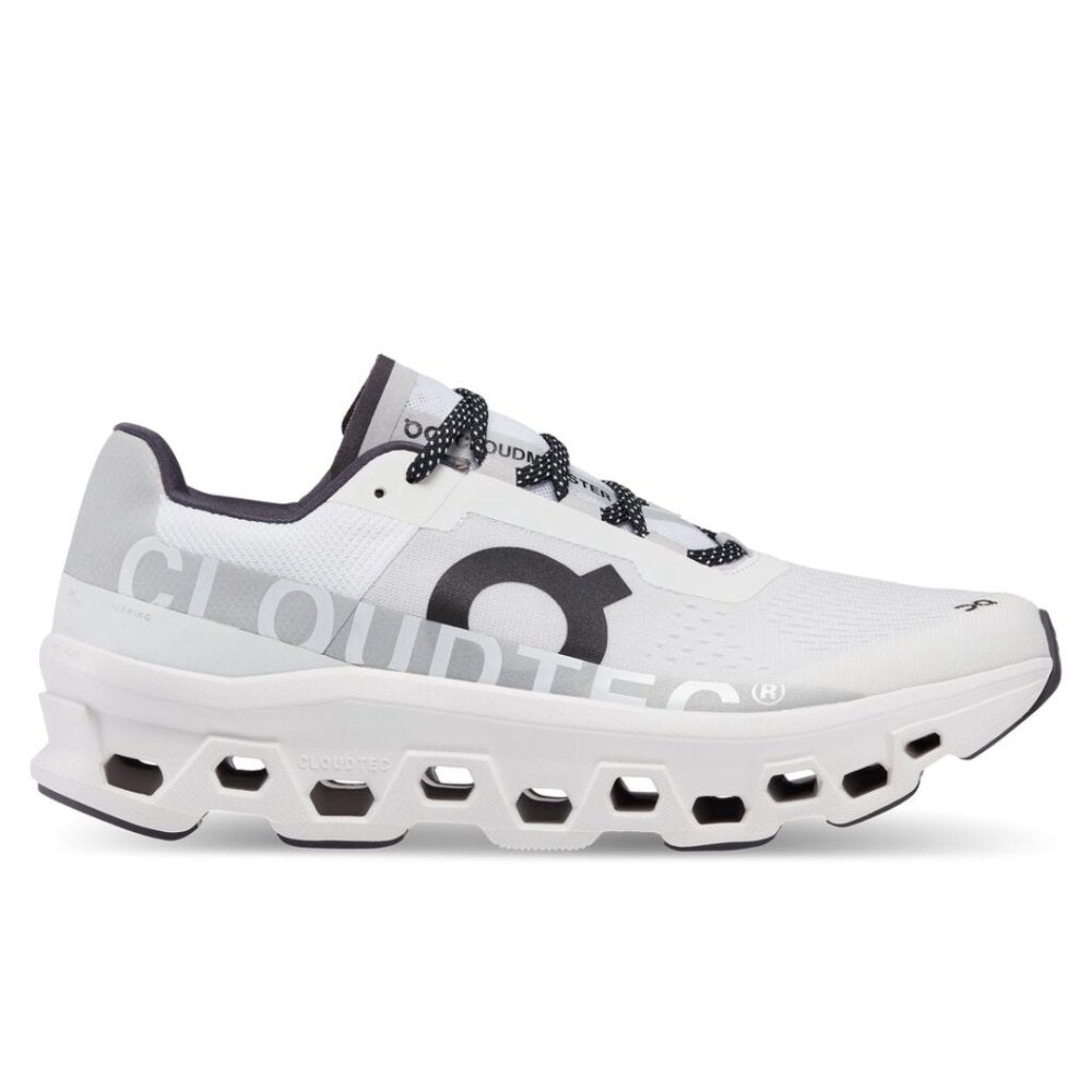 On Men's Cloudmonster Running Shoes - All White