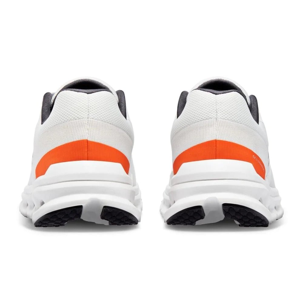 On Men's Cloudrunner Wide Running Shoes - Undyed-White/Flame