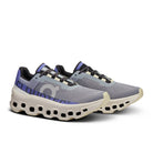 On Women's Cloudmonster Running Shoes - Mist/Blueberry