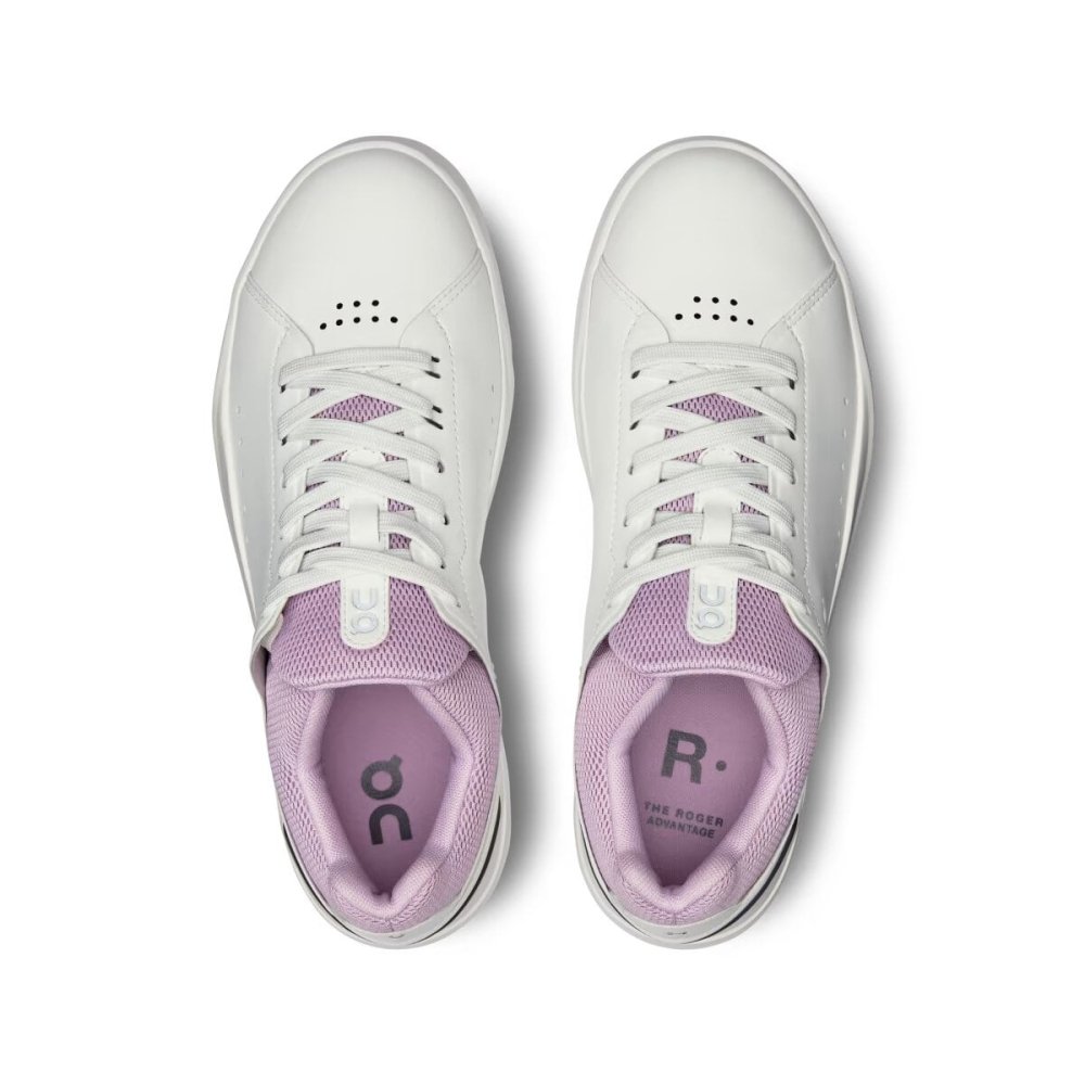 On Women's The Roger Advantage Sneaker - White/Aster