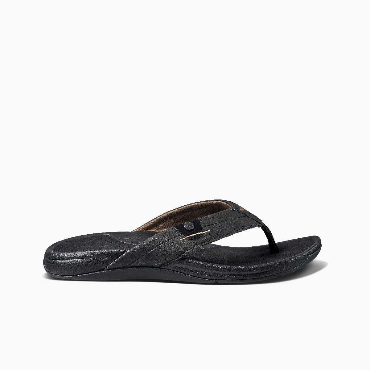 Reef Men's Pacific Flip Flop Sandals - Black/Brown