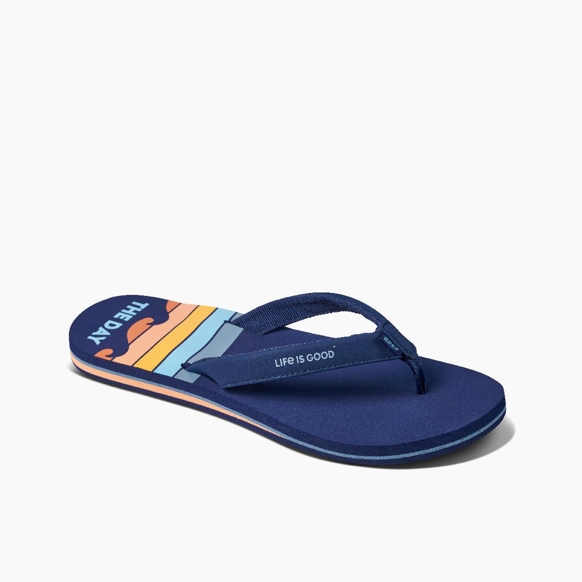 Reef x Life is Good Women's Sandal - Seas The Day Blue