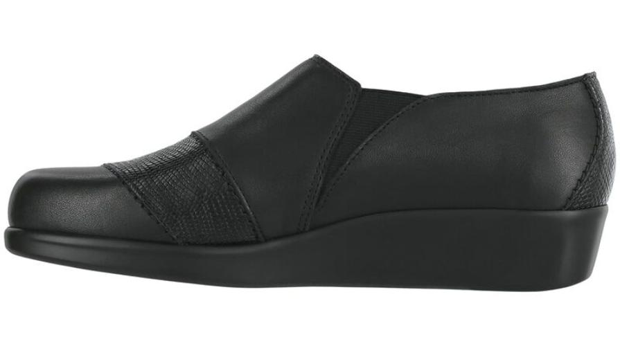 SAS Women's Nora Slip On Loafer - Black/Lizard