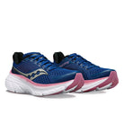 Saucony Women's Guide 17 Running Shoes - Navy/Orchid (Wide Width)