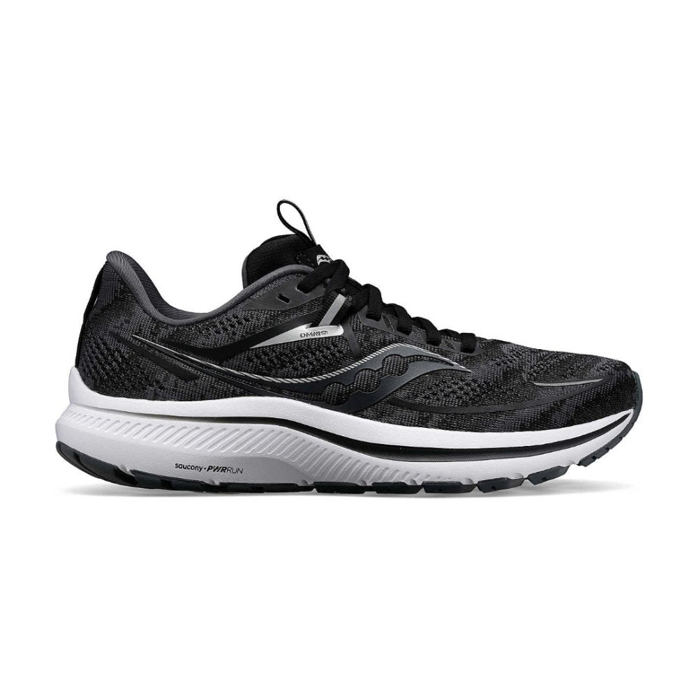 Saucony Women's Omni 21 Running Shoes - Black/White