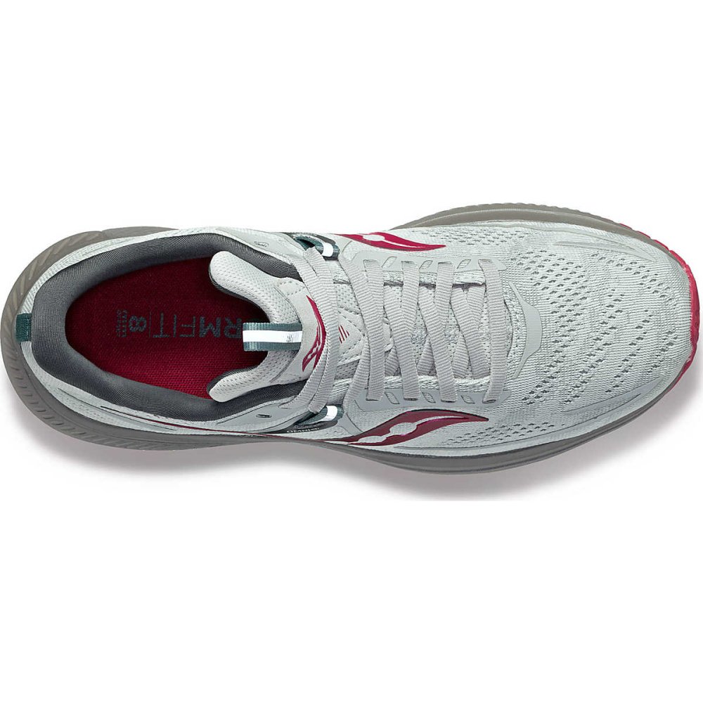 Saucony Women's Omni 21 Running Shoes - Concrete/Berry