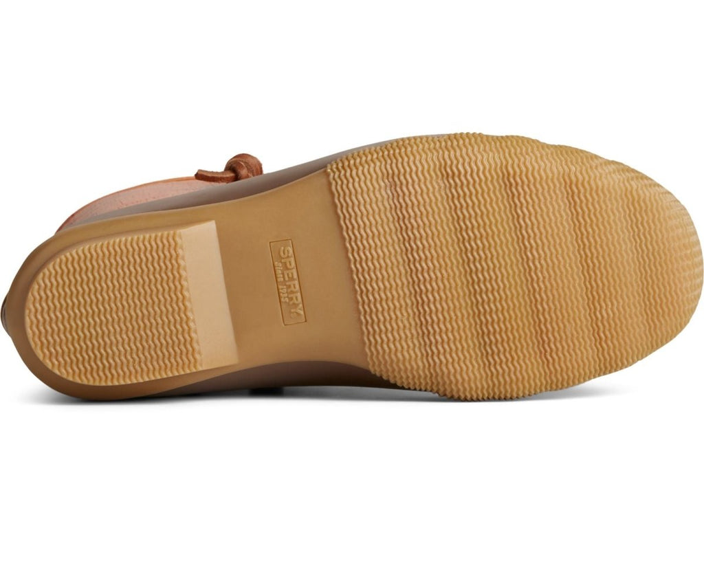 Sperry Women's Saltwater Croc Leather Duck Boot - Tan