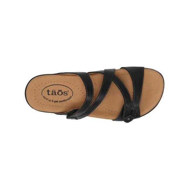 Taos Women's Double U Sandal - Black