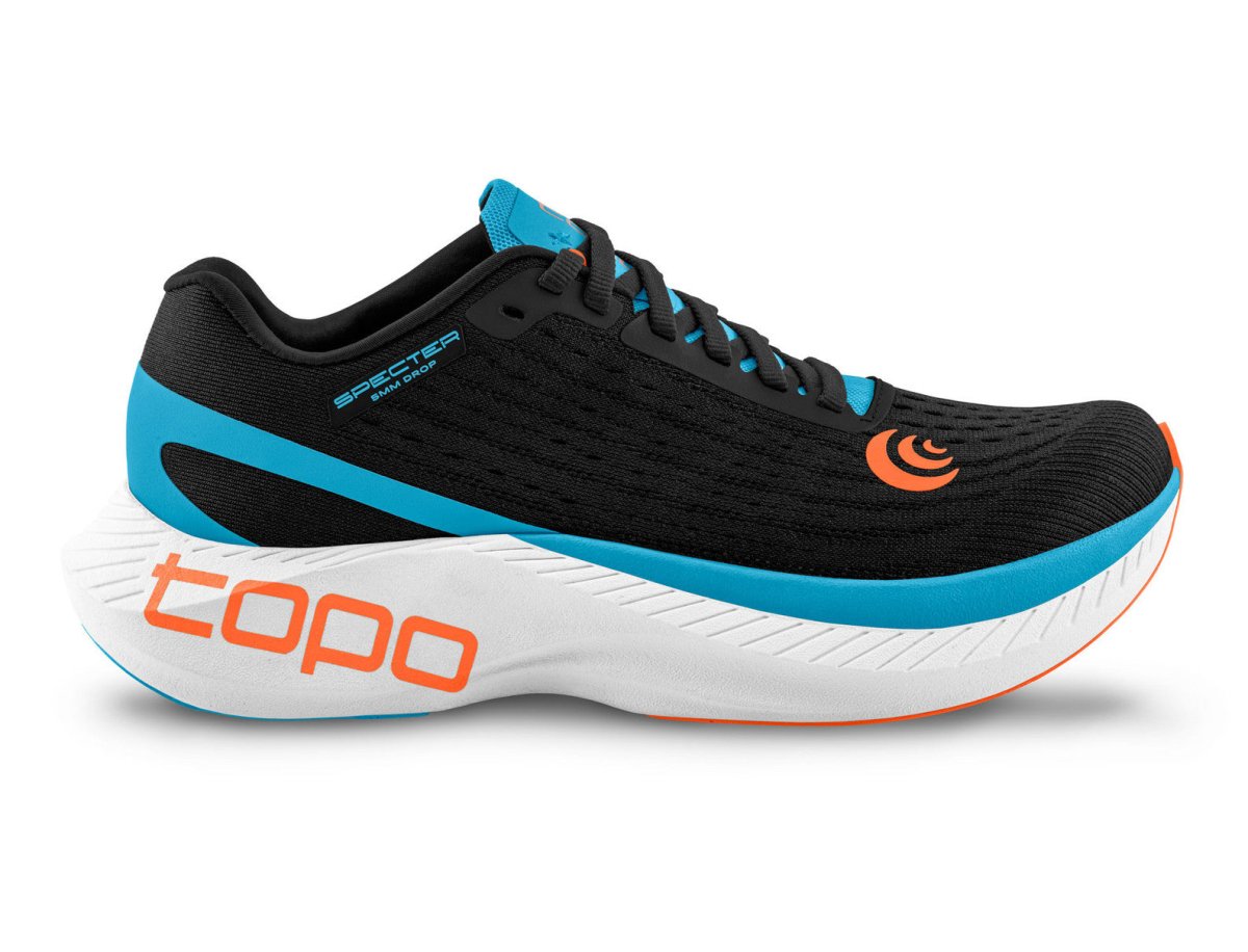 Topo Athletic Men's Specter High-Cushion Running Shoes - Black/Blue
