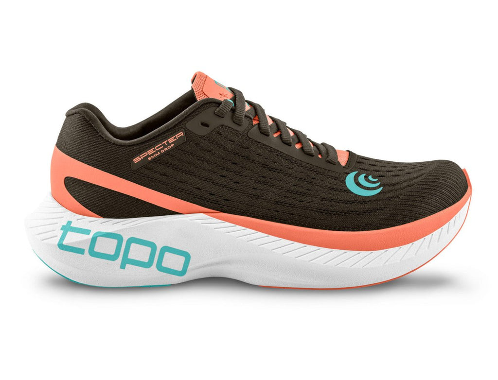 Topo Athletic Women's Specter High-Cushion Running Shoes - Espresso/Peach