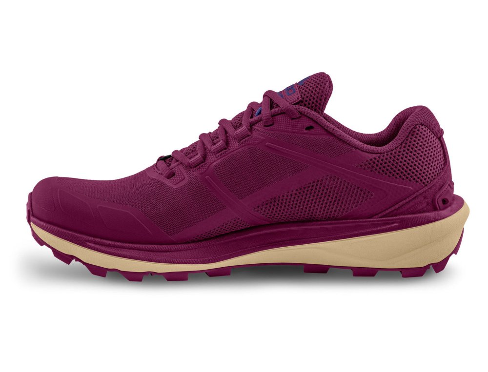 Topo Athletic Women's Terraventure 4 Trail Running Shoes - Berry/Violet