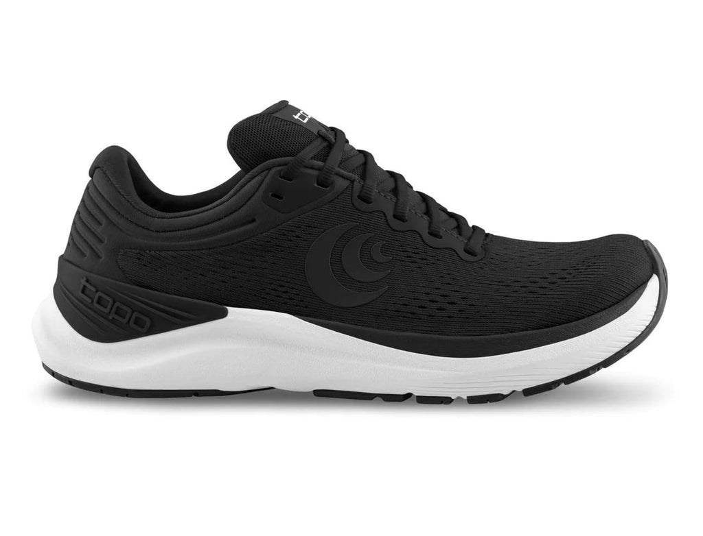Topo Athletic Women's Ultrafly 4 Running Shoes - Black/White (Wide Width)