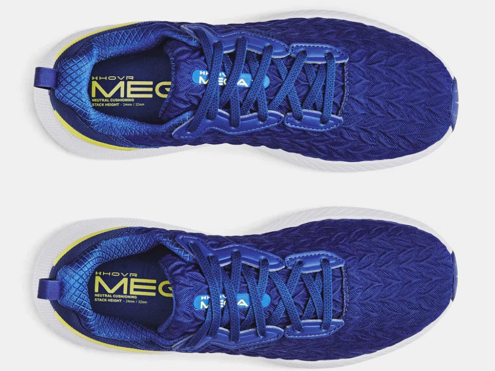 Under Armour Men's UA HOVR™ Mega 3 Clone Running Shoes - Blue Mirage/White/Black