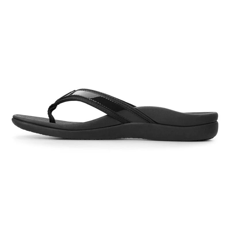 Vionic Women's Tide II Toe Post Sandal - Black