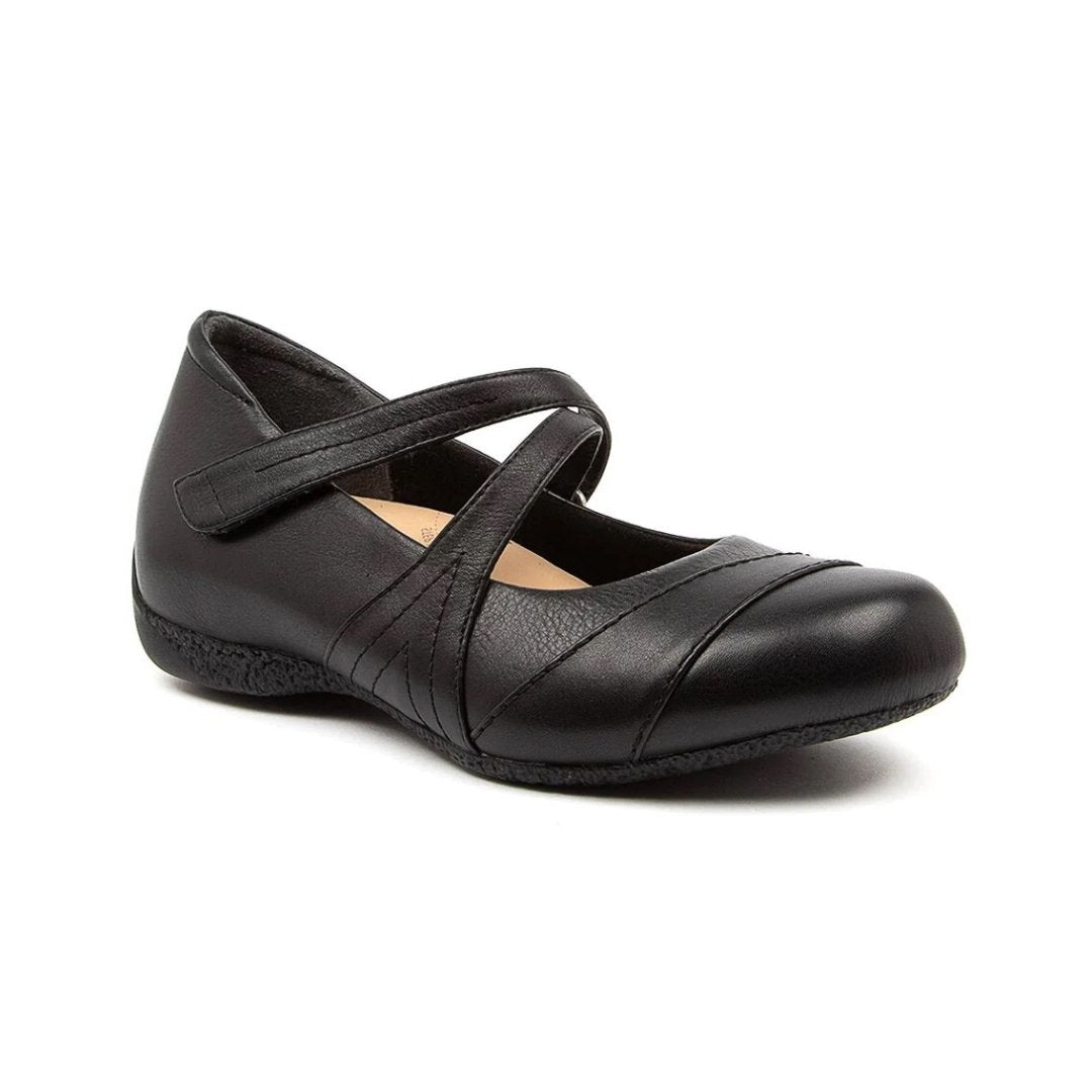 Ziera Shoes Women's Xray Mary Jane Flat - Black